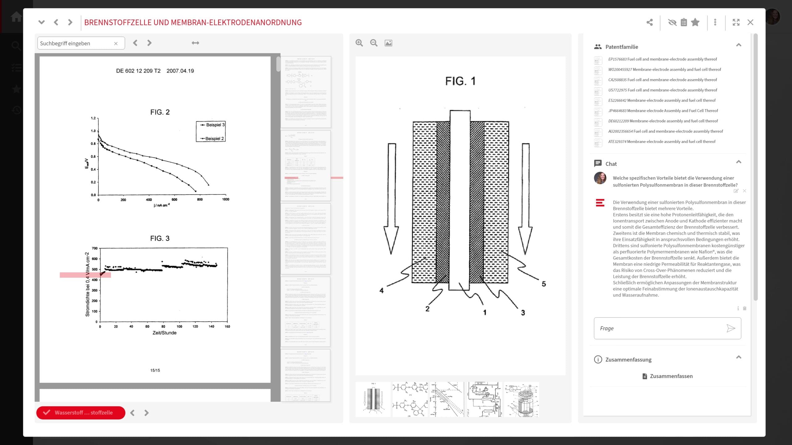 INTERGATOR Patent Search Chat mit Patentschrift