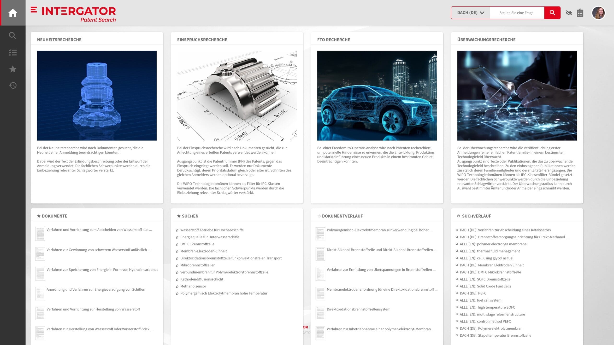 INTERGATOR Patent Search